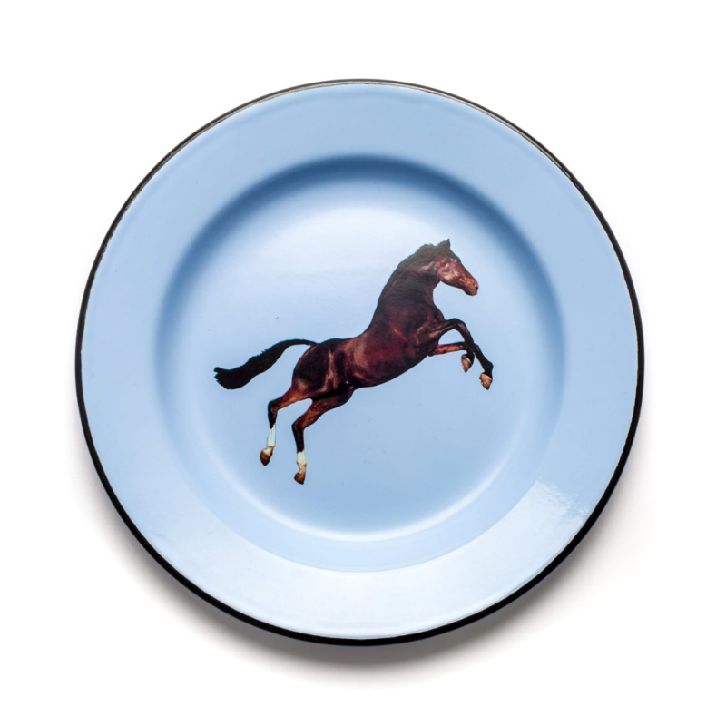 Тарелка Horse Seletti Toiletpaper Enamel 16835
