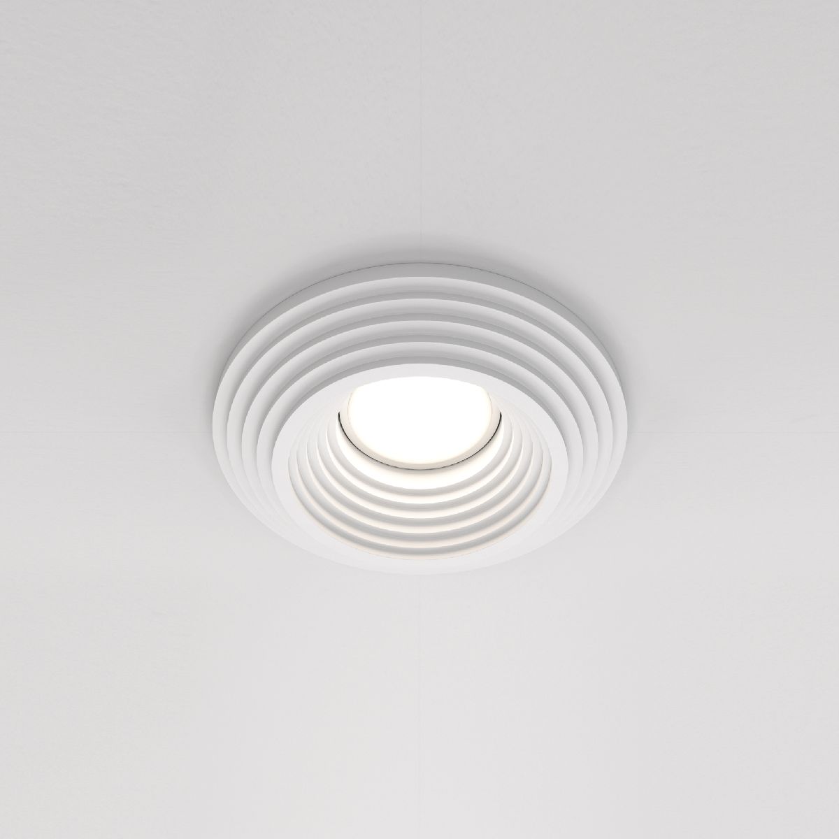 Встраиваемый светильник Maytoni Gyps Modern DL004-1-01-W-1