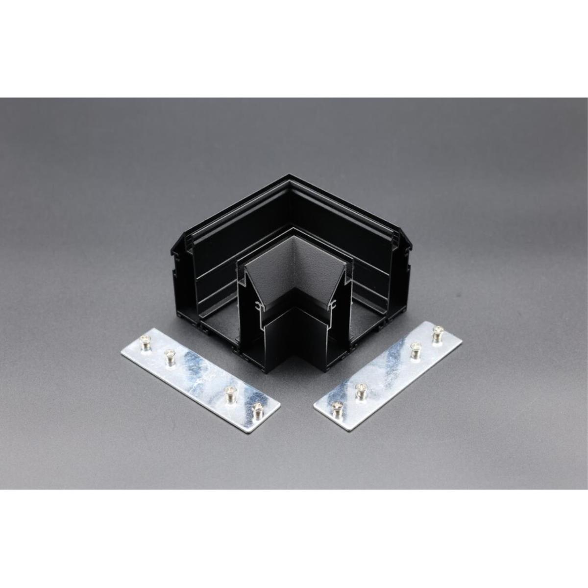 Соединитель шинопровода угловой плоский для натяжного потолка Aployt Magnetic track 220 APL.0284.00.04