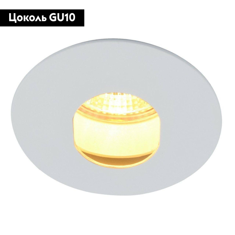 Встраиваемый светильник Arte Lamp Accento A3219PL-1WH