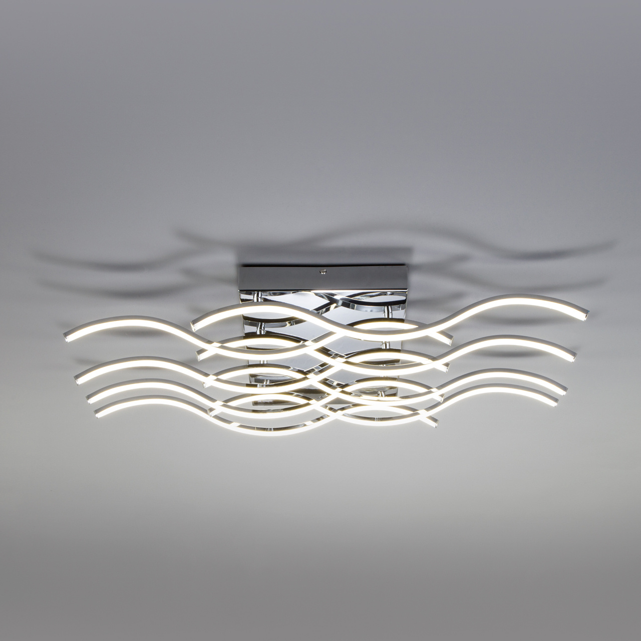 Потолочный светодиодный светильник Eurosvet Petrel 90122/8 хром