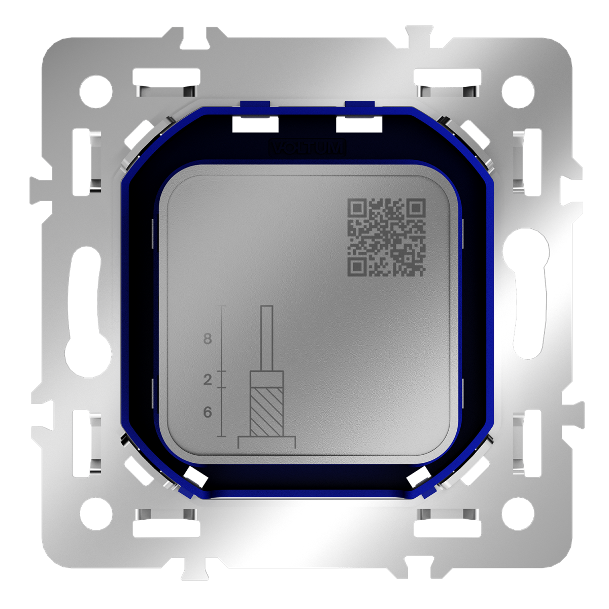 Механизм розетки телевизионной оконечной TV+SAT Voltum S70 VLS0604M