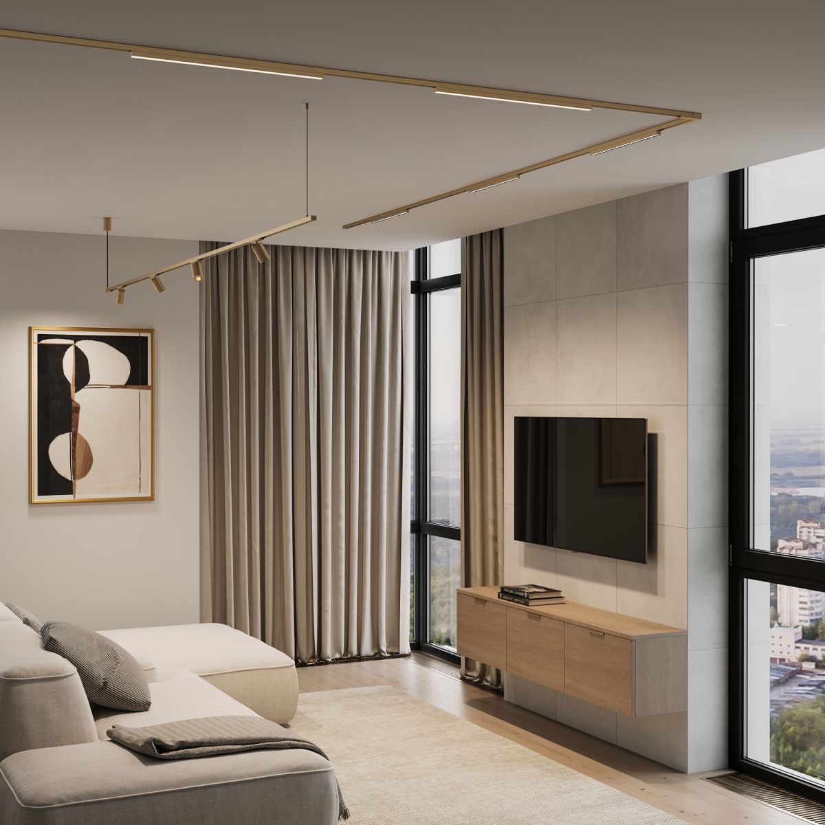 Шинопровод магнитный накладной Elektrostandard Brass Line 85227/00 4690389219085 a072146