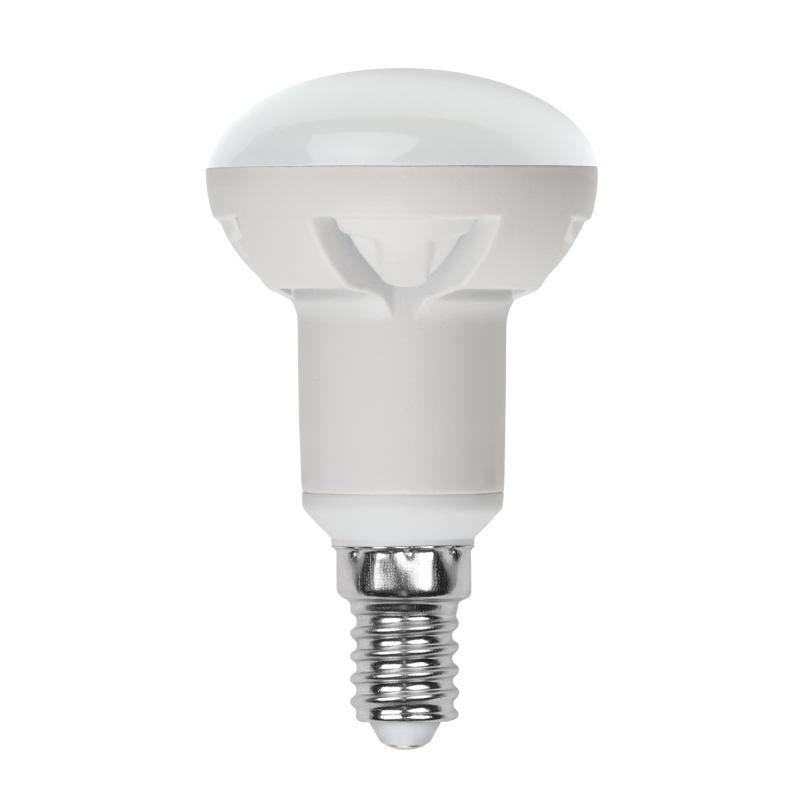 Лампа светодиодная (UL-00000937) Uniel E14 6W матовая LED-R50-6W/WW/E14/FR PLP01WH