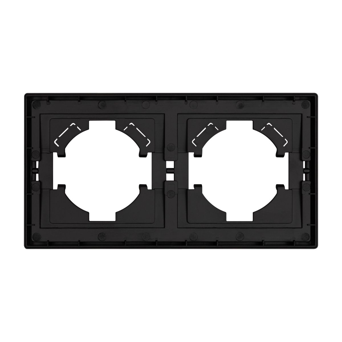 Рамка пластиковая на 2 поста Arlight FRM-TENDO-PL-2-BK 053840
