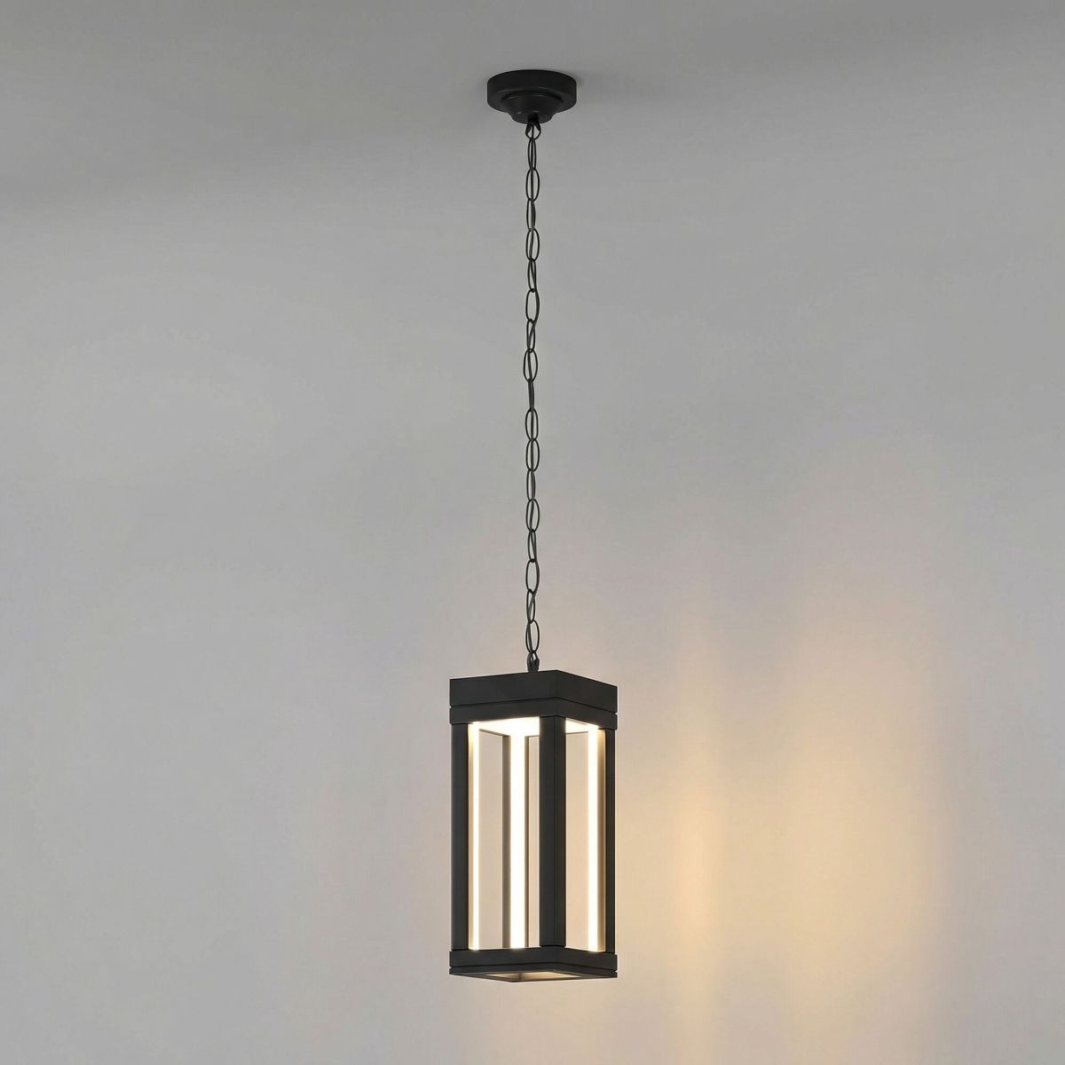 Уличный подвесной светильник Elektrostandard Frame 1528 TECHNO LED черный 4690389219115 a072091