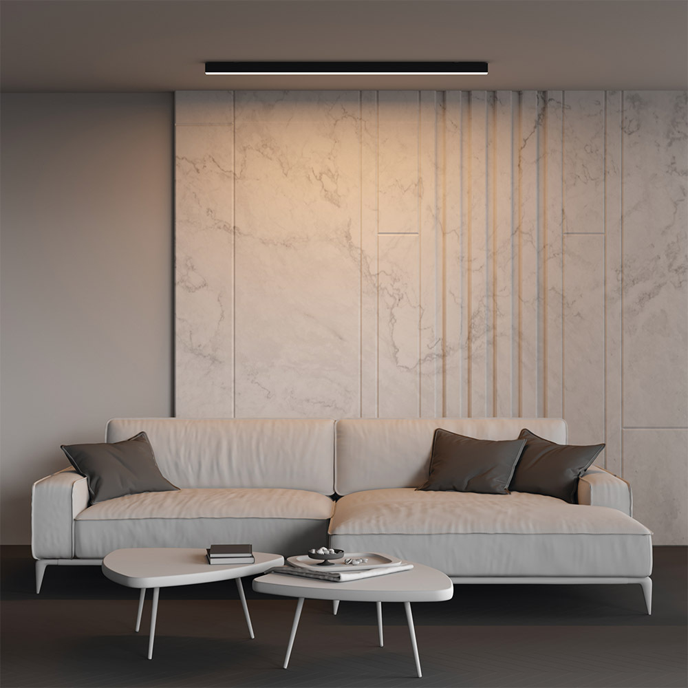 Линейный накладной светильник Maytoni Technical 4000K 50x50 (Черный, 2 м) LL311032