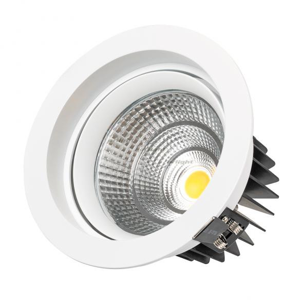 Встраиваемый светодиодный светильник Arlight LTD-140WH 25W Warm White 016586