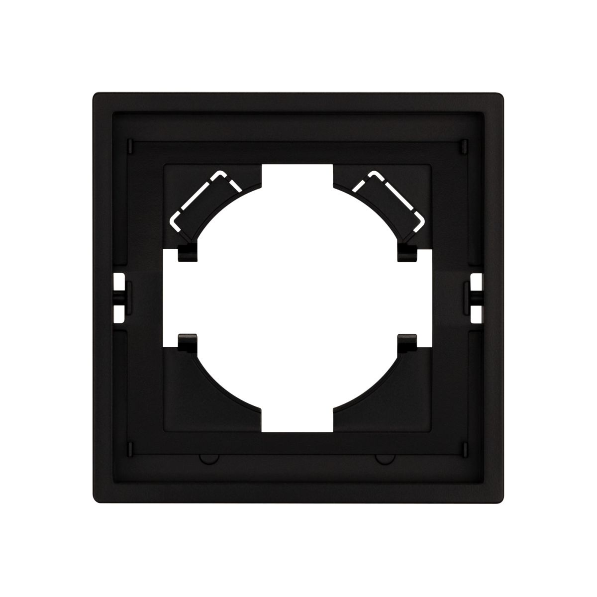 Рамка пластиковая на 1 пост Arlight FRM-TENDO-PL-1-BK 053836