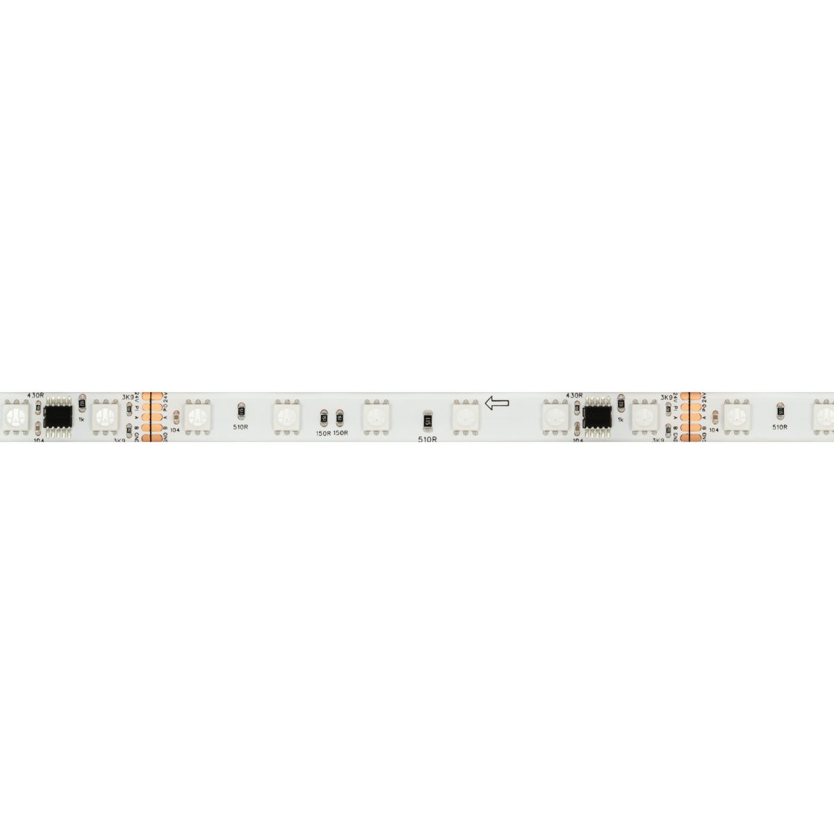Светодиодная лента герметичная Arlight DMX-SE-B60-10mm 24V RGB-PX6 (14 W/m, IP65, 5m) 039607(1)