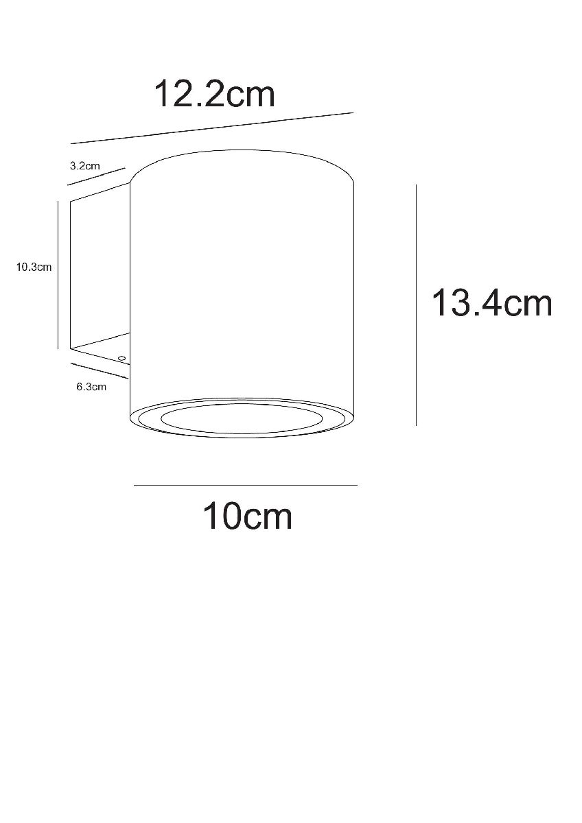 Уличный настенный светильник Arte Lamp Torcular A1813AL-1BK