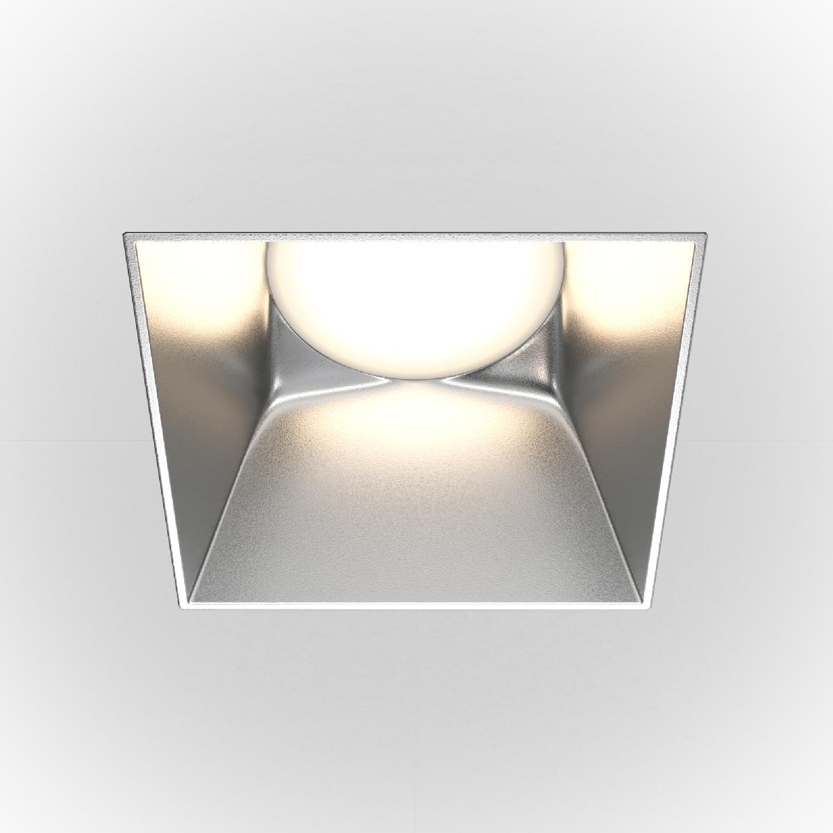 Встраиваемый светильник Maytoni Technical Share DL051-01-GU10-SQ-WS