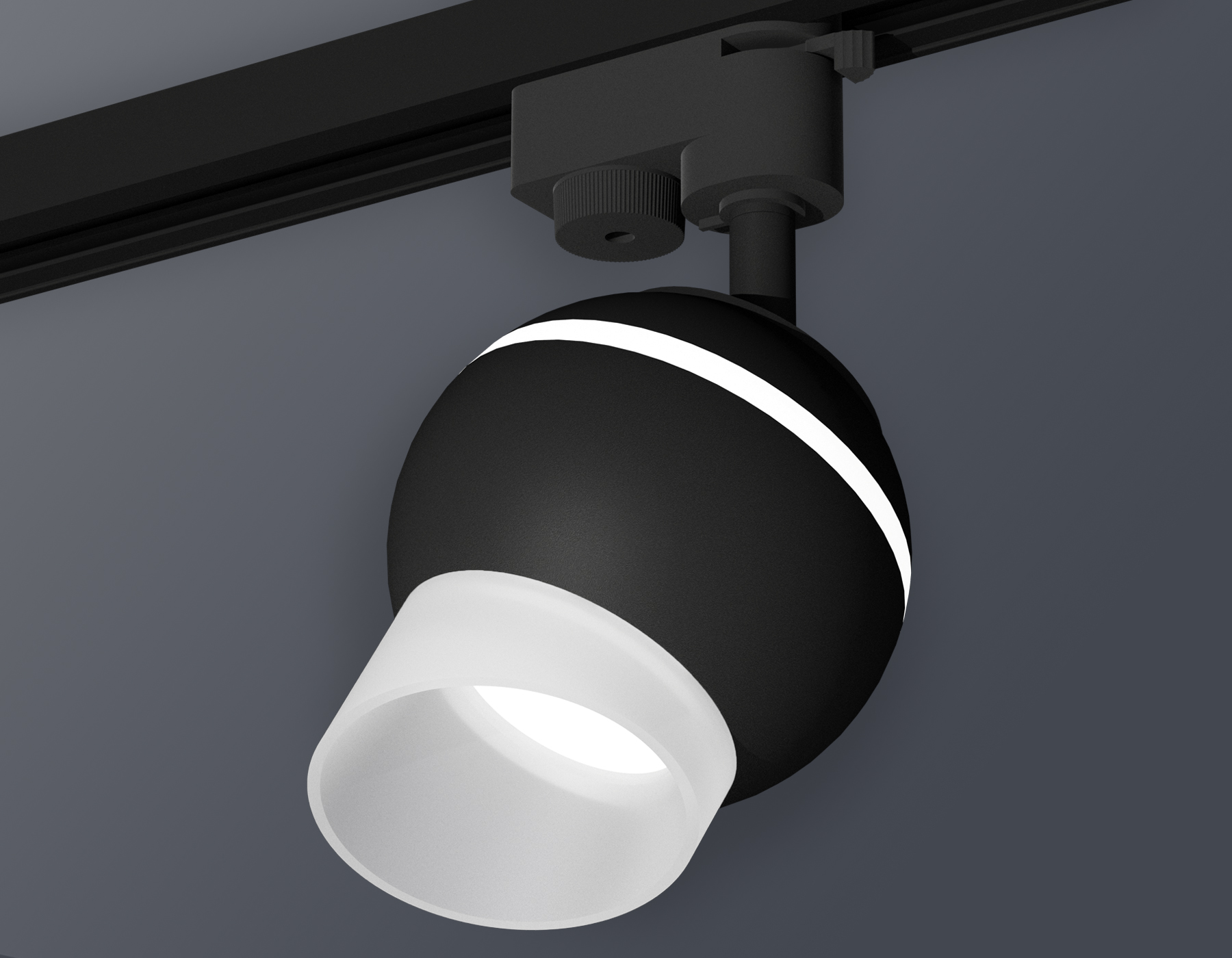 Трековый однофазный светильник с подсветкой Ambrella Light Track System XT1102073 (A2521, C1102, N7175)