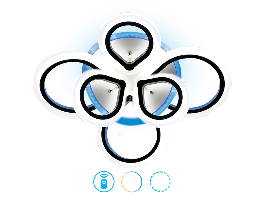 Потолочная светодиодная люстра Ambrella Light Acrylica Original FA522