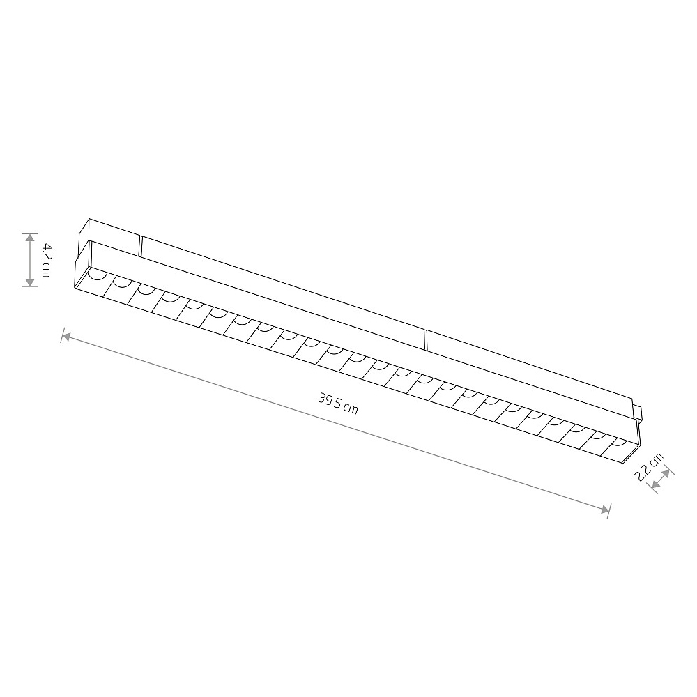 Трековый магнитный светильник Nowodvorski Focus Led Black 10643