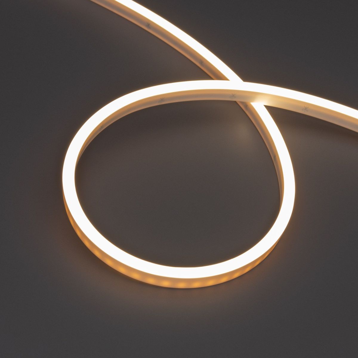 Светодиодная герметичная лента Arlight WAVE-SIDE-PU-A120-06x12mm 24V Warm2700 (8 W/m, IP68, 1m, wire x1) 052592