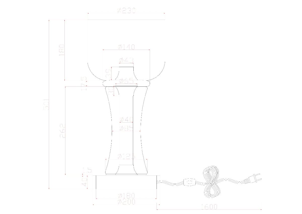 Настольная лампа Divinare Sterzo 1244/17 TL-20