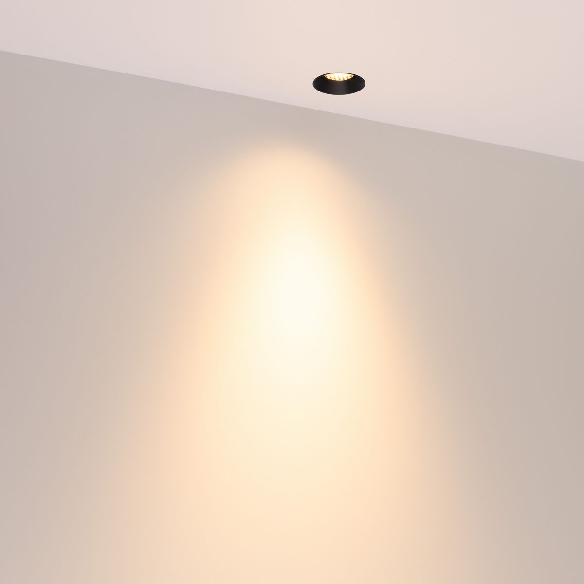 Светильник безрамочный Arlight DL-INTRAL-R39-6W Warm3000 (Черный RAL9005, 50 deg, 230V) (IP20 Металл) 064942