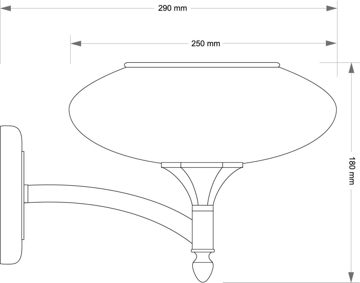 Бра Kutek Decor DEC-K-1 (P)