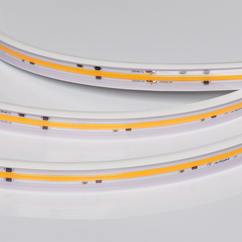 Светодиодная герметичная лента Arlight ARL-PV-X720-15mm 230V Warm2700 (14 W/m, IP65, 50m) 054671