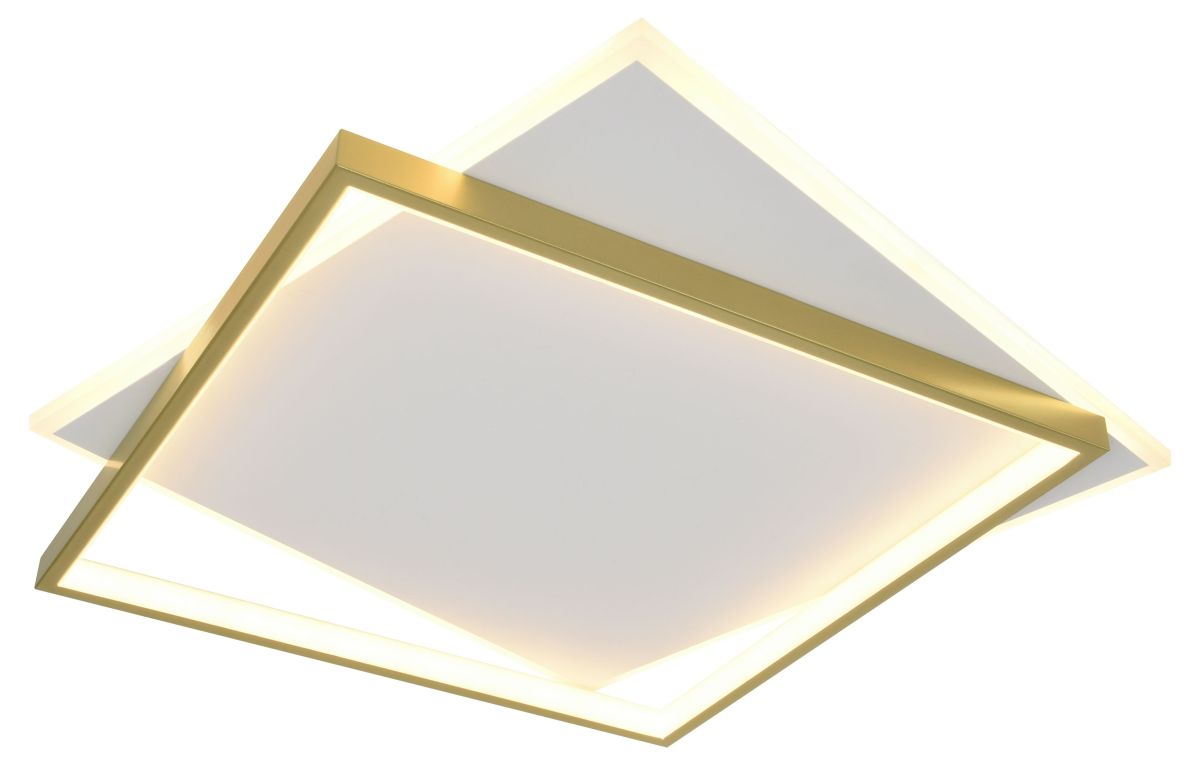 Потолочный светильник Эра Модерн Lima CLL-1-82 3K-6,5K RC WH+GD