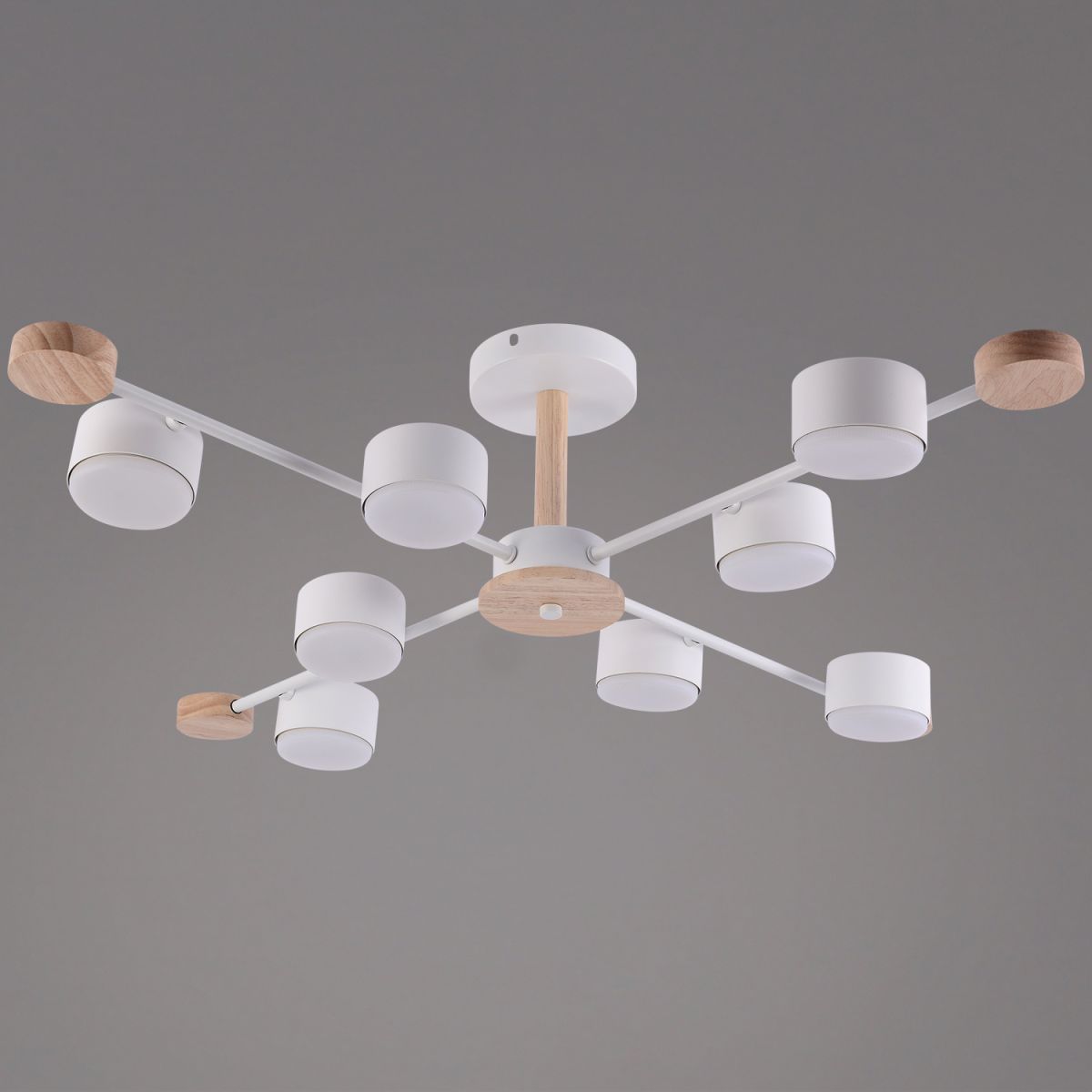 Потолочная люстра Reluce 03751-0.3-08 WT+WOOD GX53