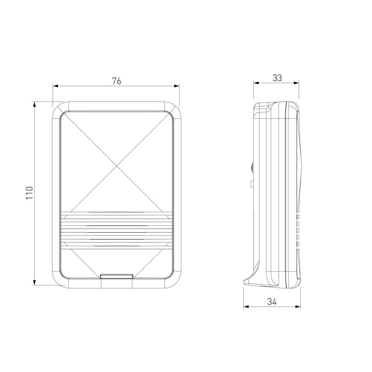 Звонок беспроводной Elektrostandard 36M IP44 V2 Белый DBQ01M 4690389214950 a070140