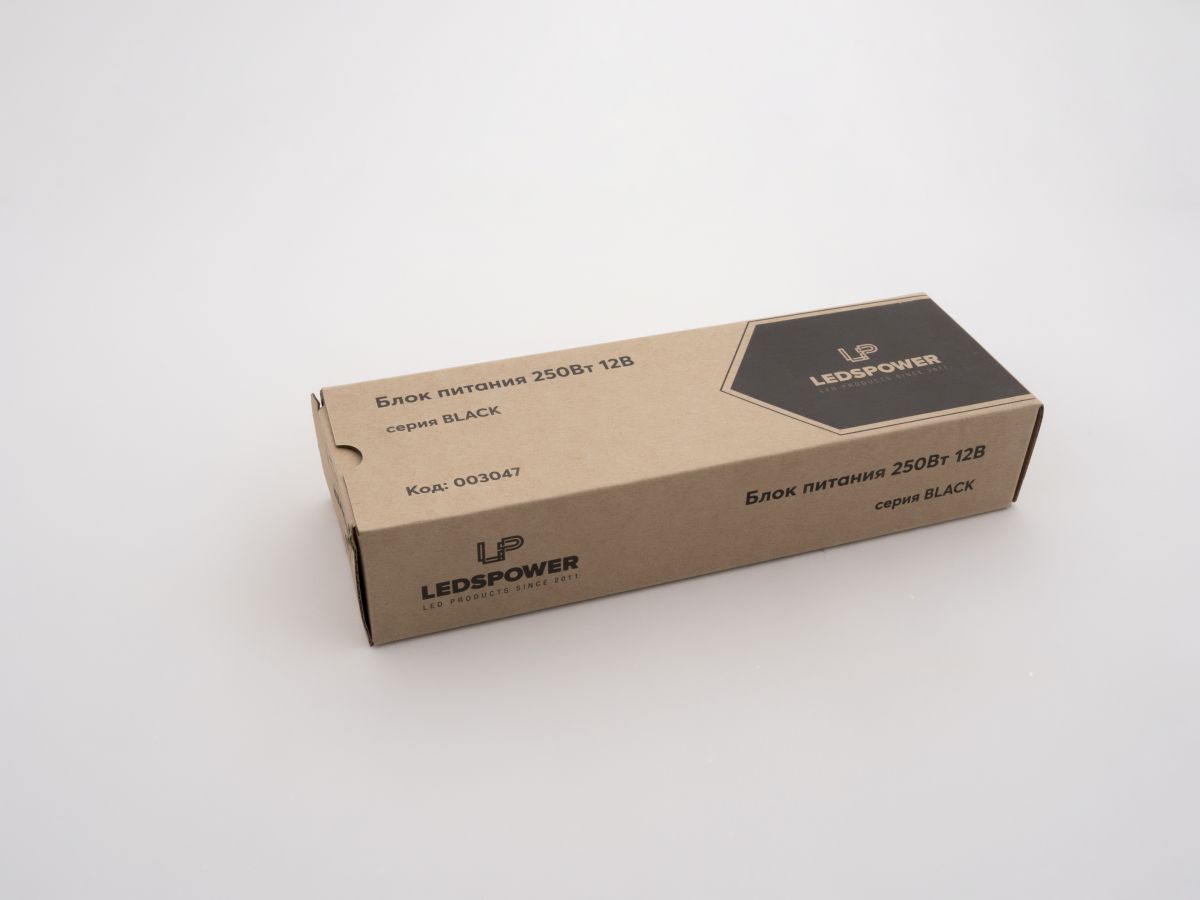 Блок питания LEDS POWER 250Вт 12В BLACK 003047