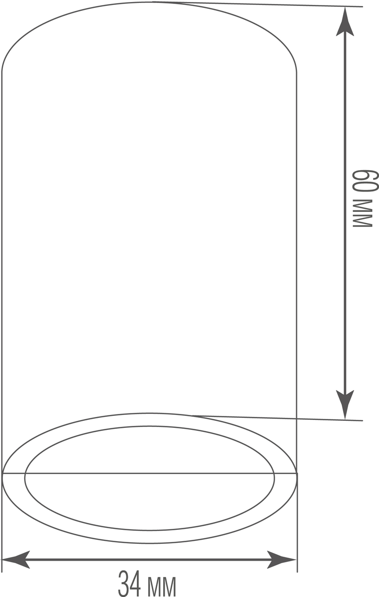 Вертикальное потолочное основание Donolux Light Wave Surface mount 60VB