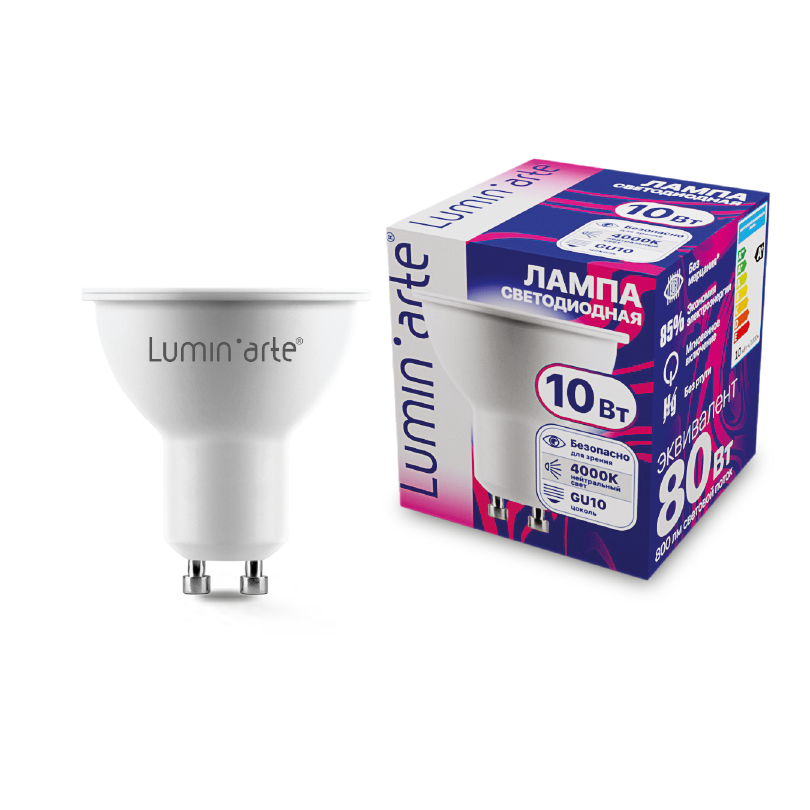 Светодиодная лампа Lumin'arte LSTD-PAR16-10W4KGU10