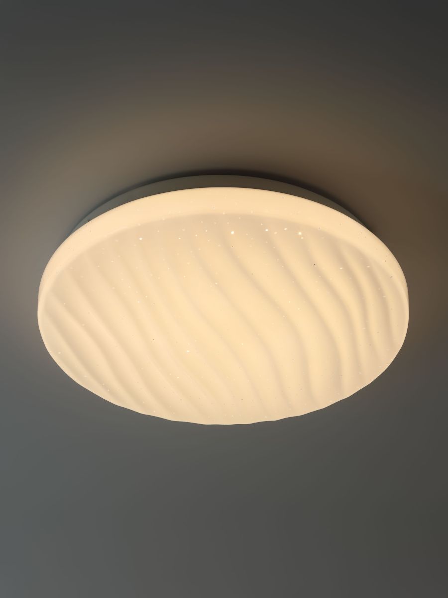 Потолочный светильник светодиодный круглый круглый ЭРА SPB-6 Slim Sahara 24W-4K Б0071125