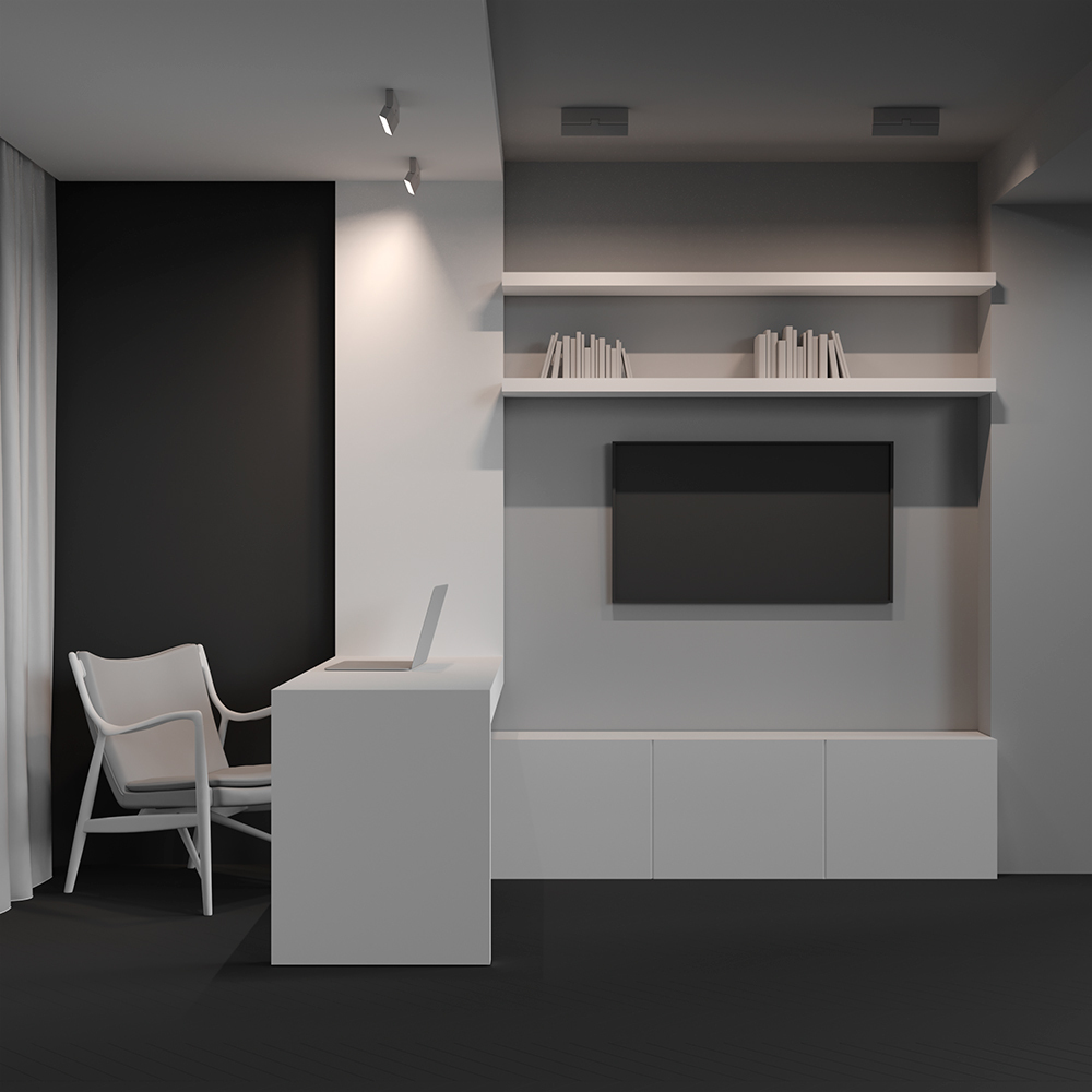 Настенно-потолочный светильник Maytoni Basis Rot C133CL-12W3K-W