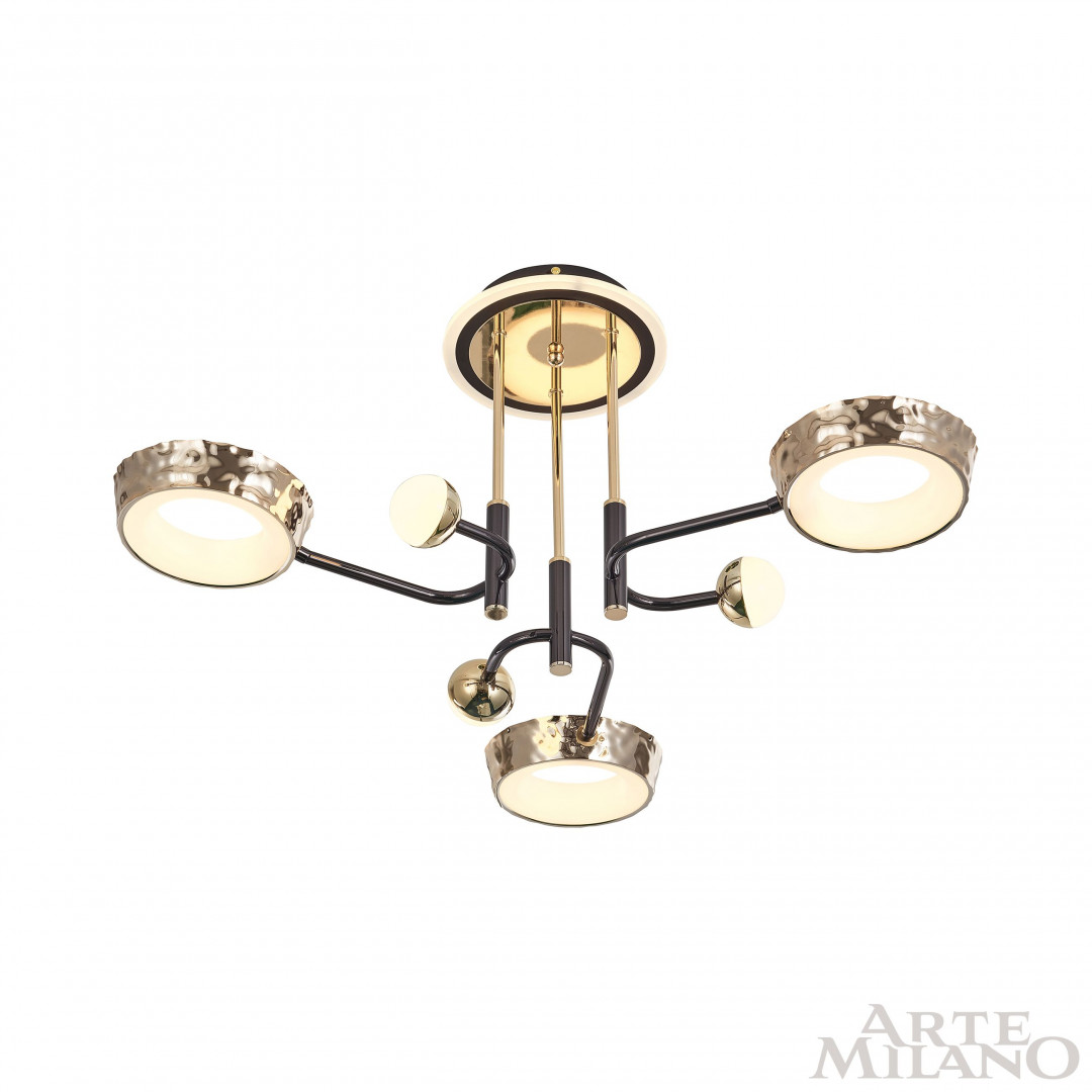 Потолочная люстра Arte Milano Ferrara 273210/6 BK/GD