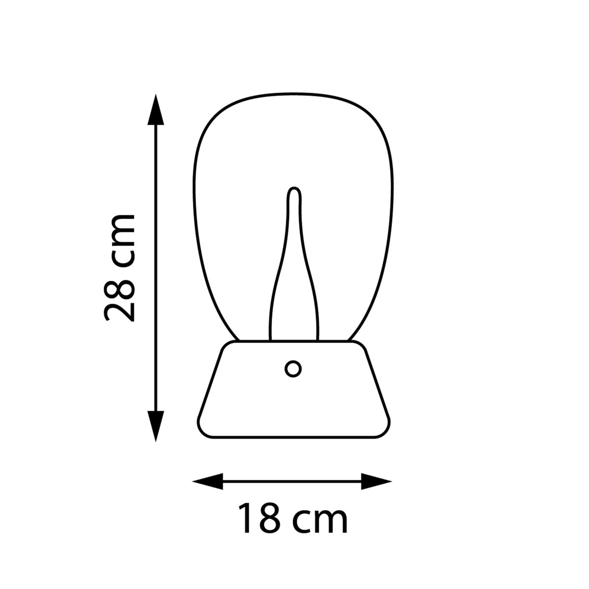 Настольная лампа диммируемая Lightstar Uovo III 807904