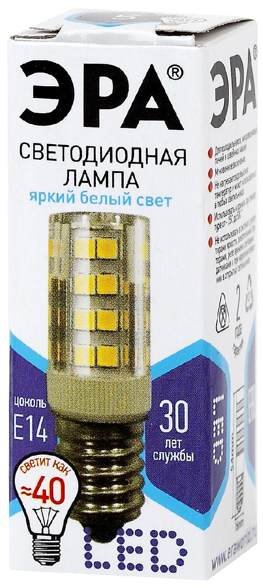 Лампа светодиодная Эра E14 5W 4000K LED T25-5W-CORN-840-E14 Б0033031 УЦ