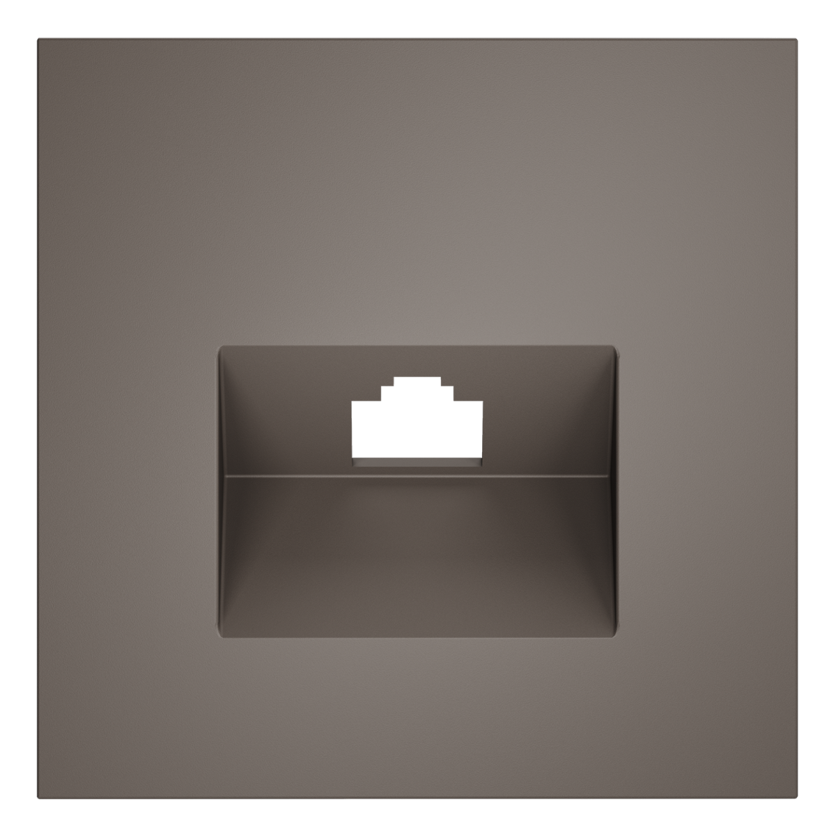 Накладка для розетки компьютерной RJ45 кат.6 Voltum S70 (капучино) VLS001314