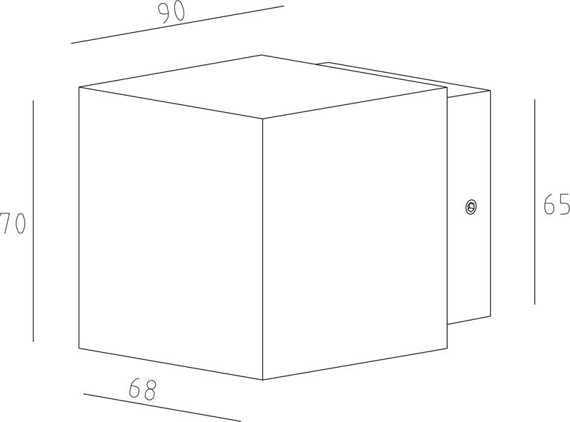 Уличный настенный светильник Deko-Light Cubodo 731029