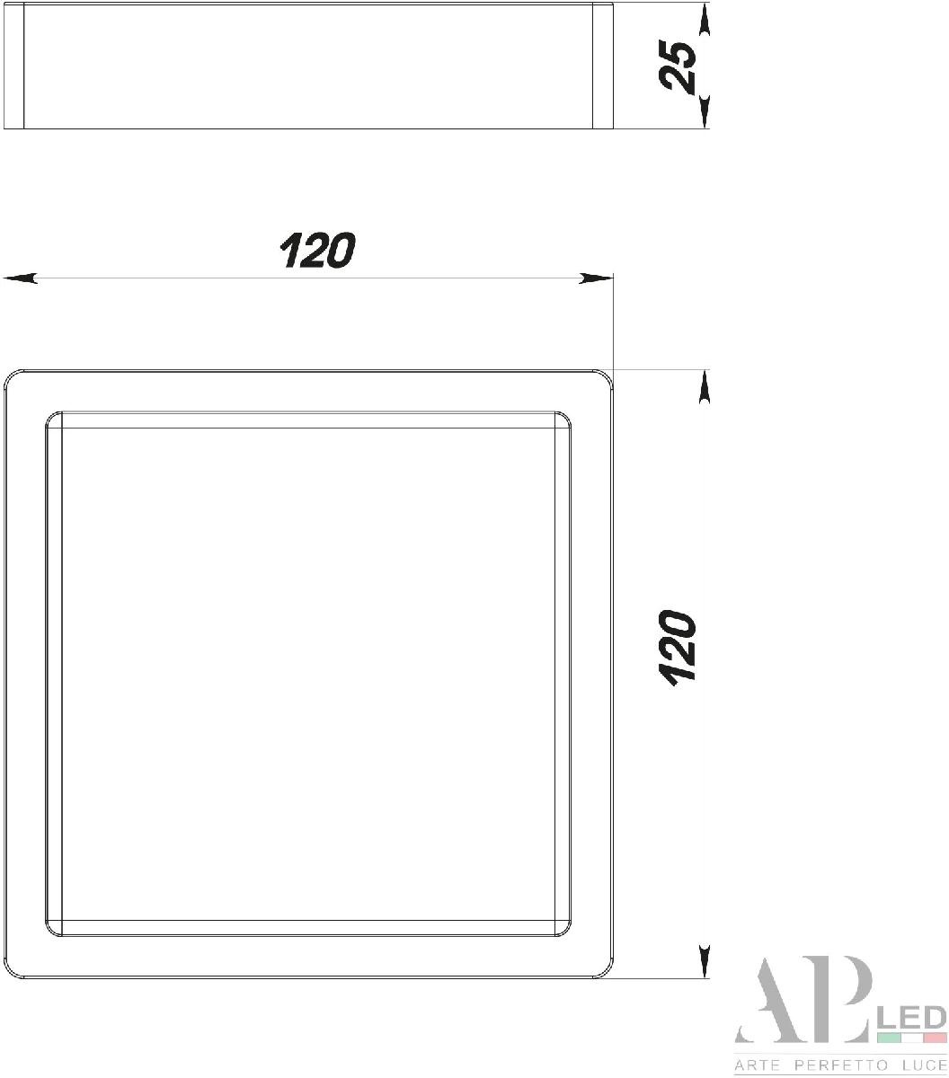 Накладной светильник Arte Perfetto Luce Ingrid 3322.LDF6004M/6W/6K