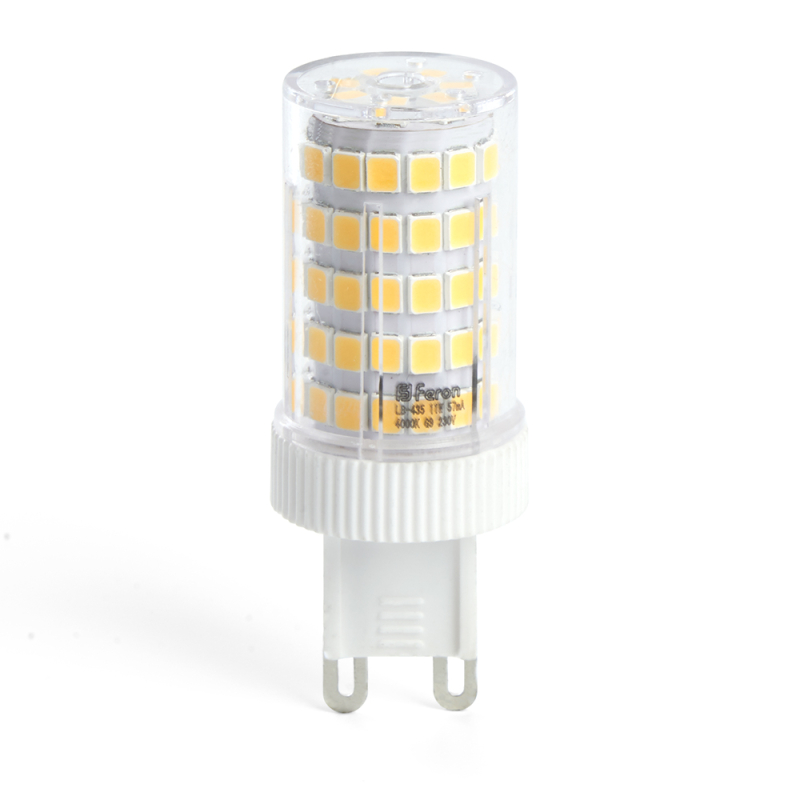 Лампа светодиодная Feron G9 11W 6400K капсульная LB-435 38151