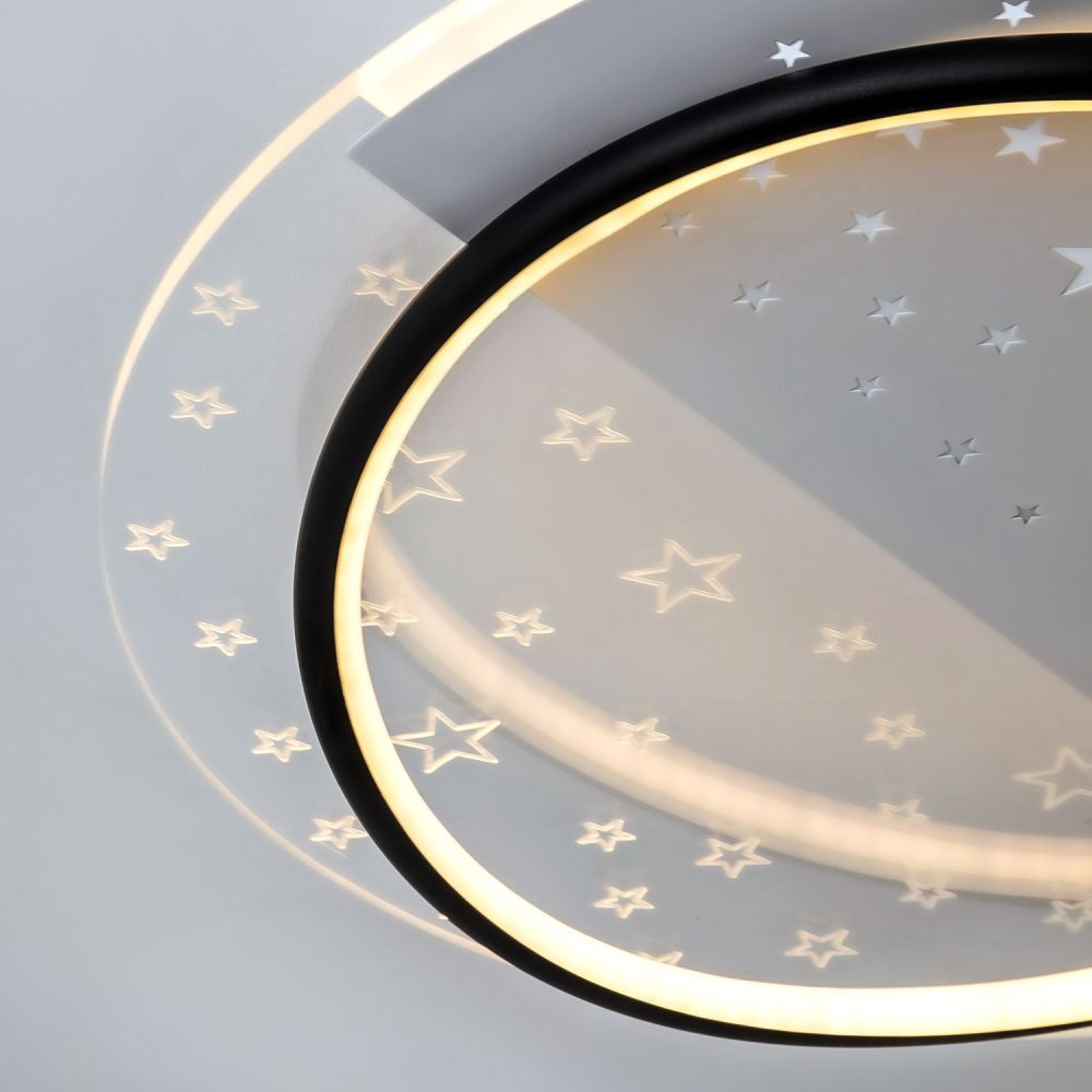 Потолочный led светильник LED4U L1036-480 BK