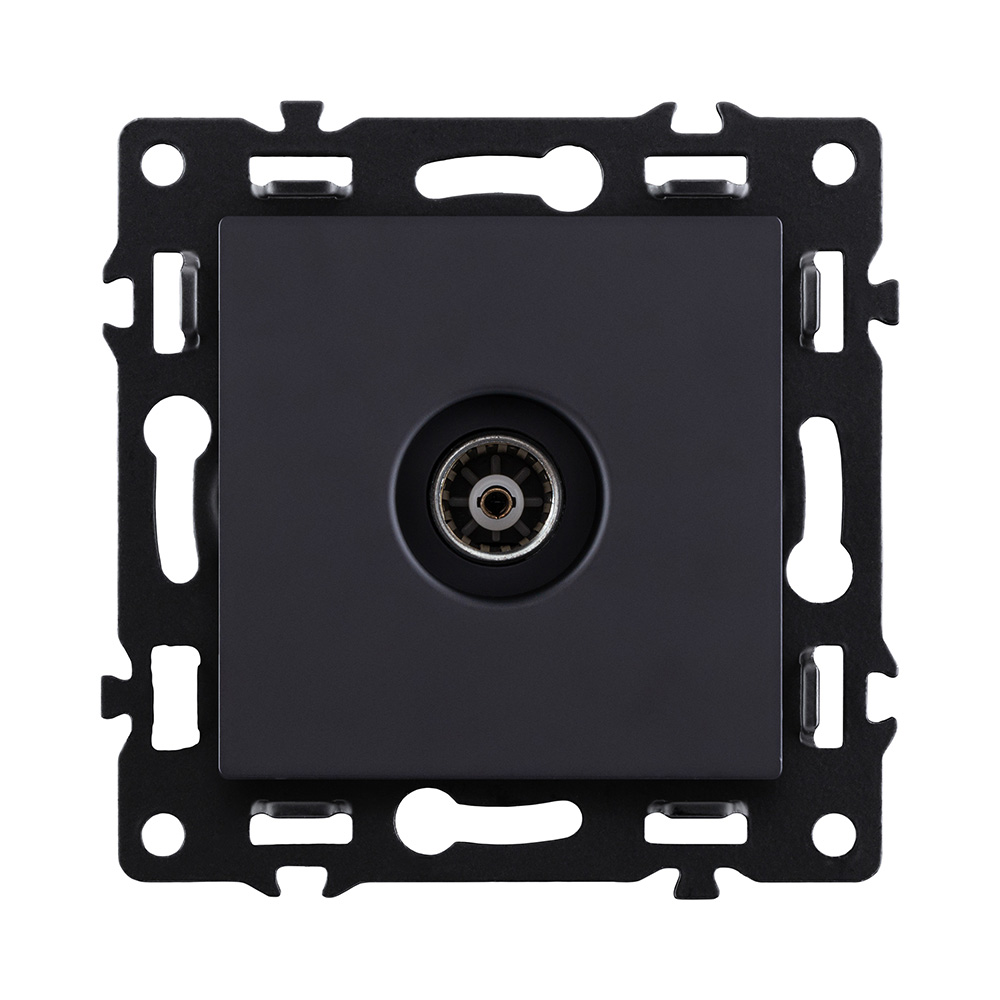 Розетка спутниковая SAT, черный Kollinger Asthetik AS-021BK