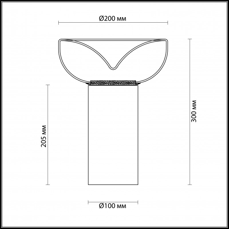 Настольная лампа Odeon Light 4720/7TL