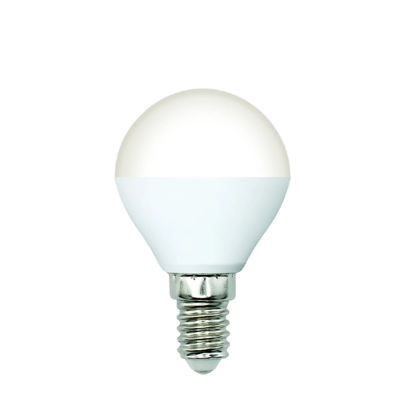 Лампа светодиодная Volpe E14 7W 3000K матовая LED-G45-7W/3000K/E14/FR/SLS UL-00008817 УЦ