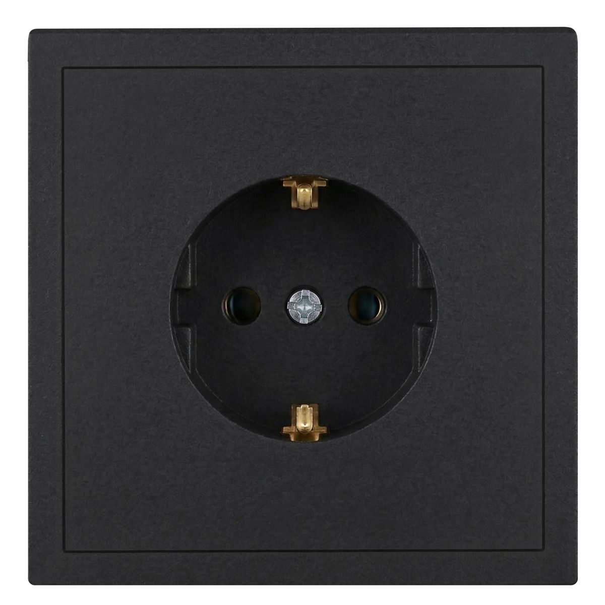 Розетка ЭРА Galaxy 15-2101-06 c заземлением 2P+E Schuko 16А-250В IP20 графит Б0070629