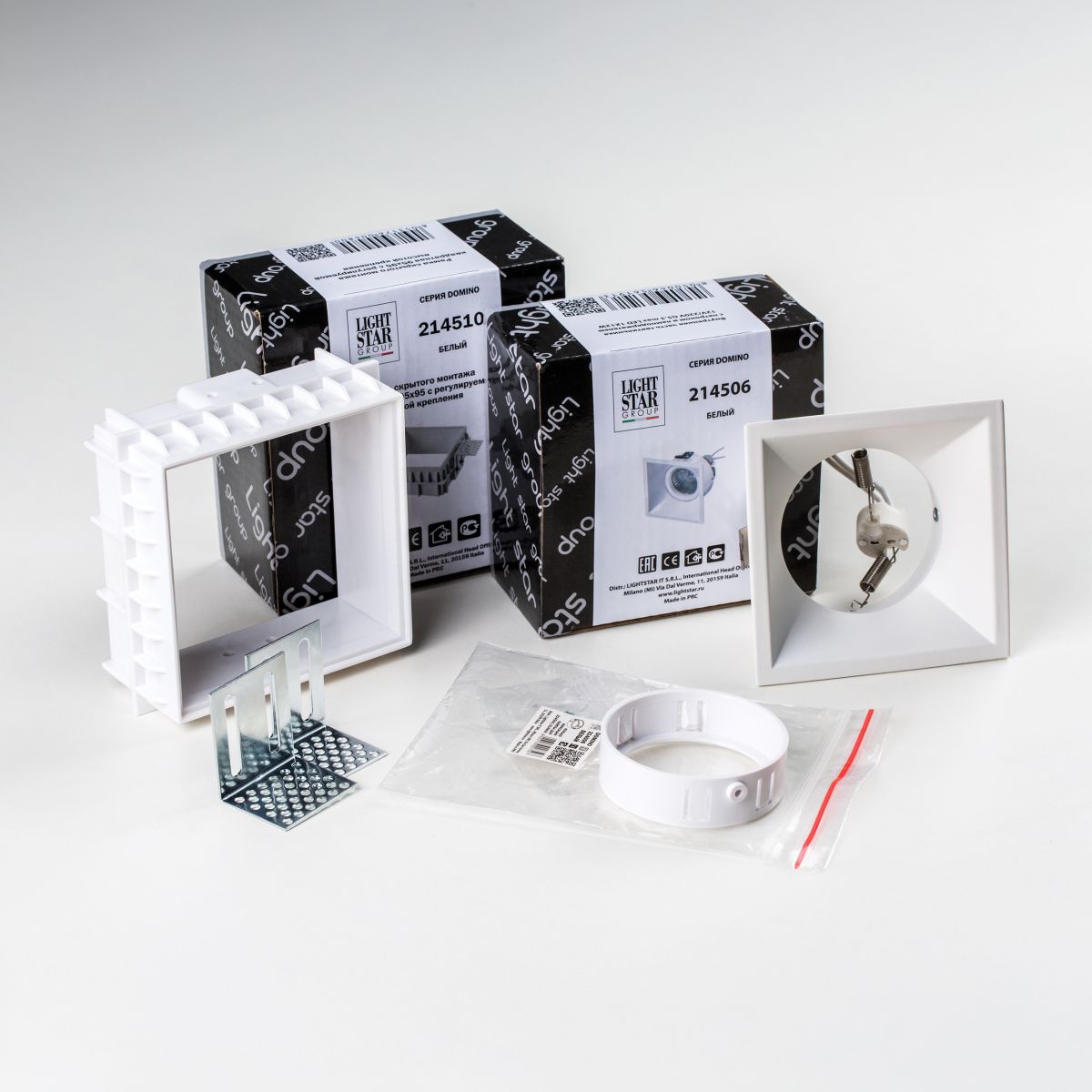 Встраиваемый led светильник Lightstar Domino (214510+214506+214006) G214506WMOD