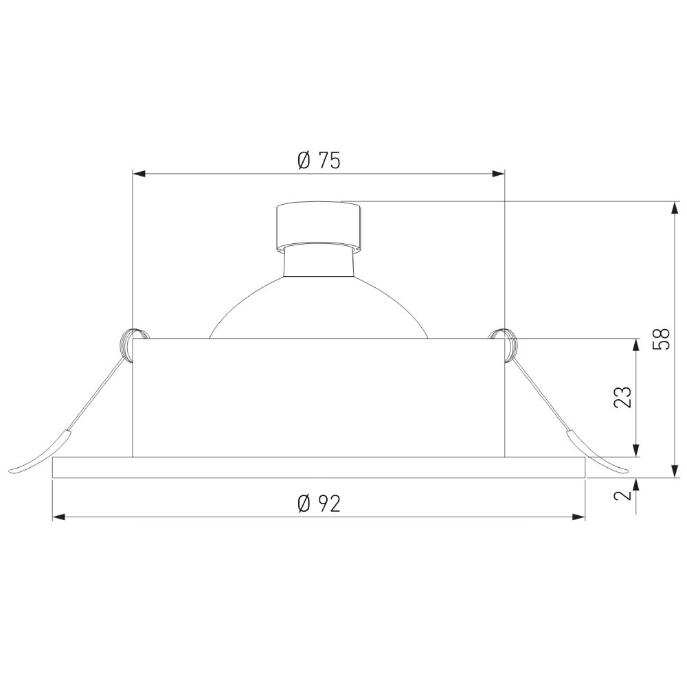 Встраиваемый светильник Elektrostandard 1061/1 MR16 WH белый 4690389095474