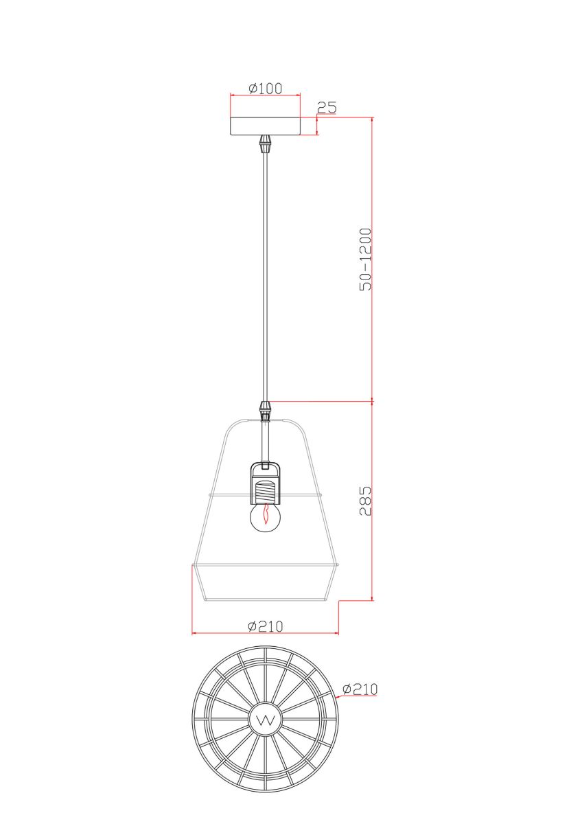 Подвесной светильник Freya Shape FR5335PL-01B2