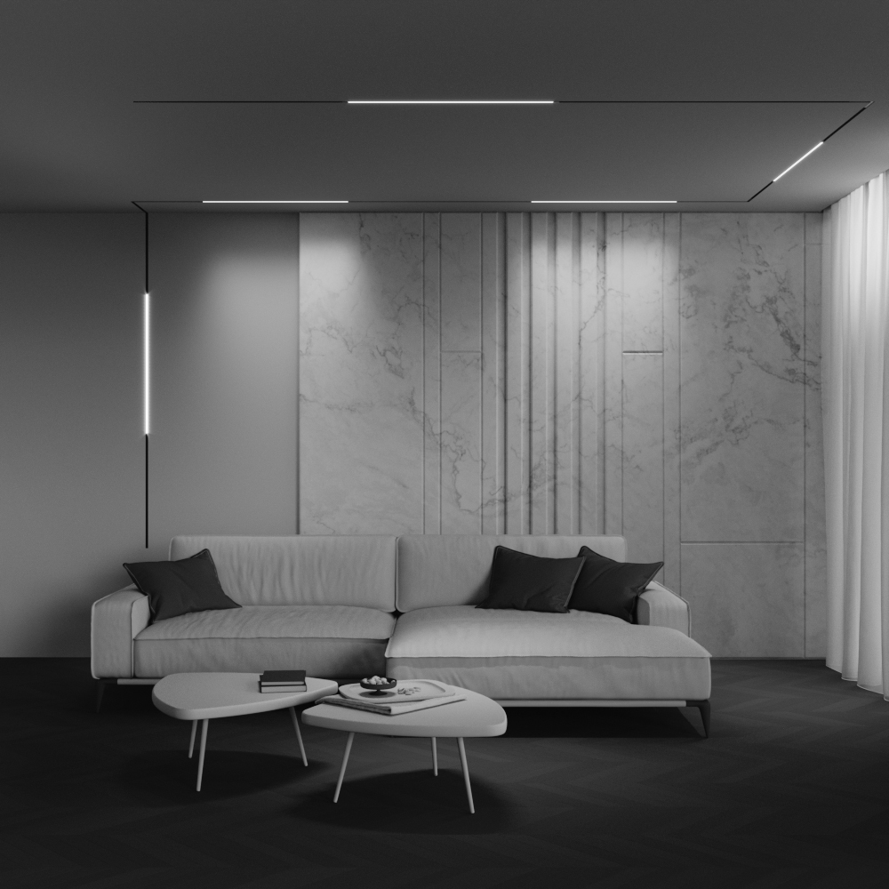 Трековый светильник на потолок Maytoni Technical Exility X TR240-2-18W4K-B