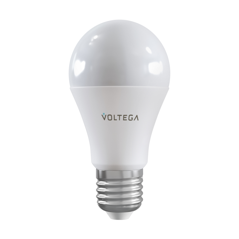 Лампа светодиодная Voltega E27 9W 2700К груша матовая 2429