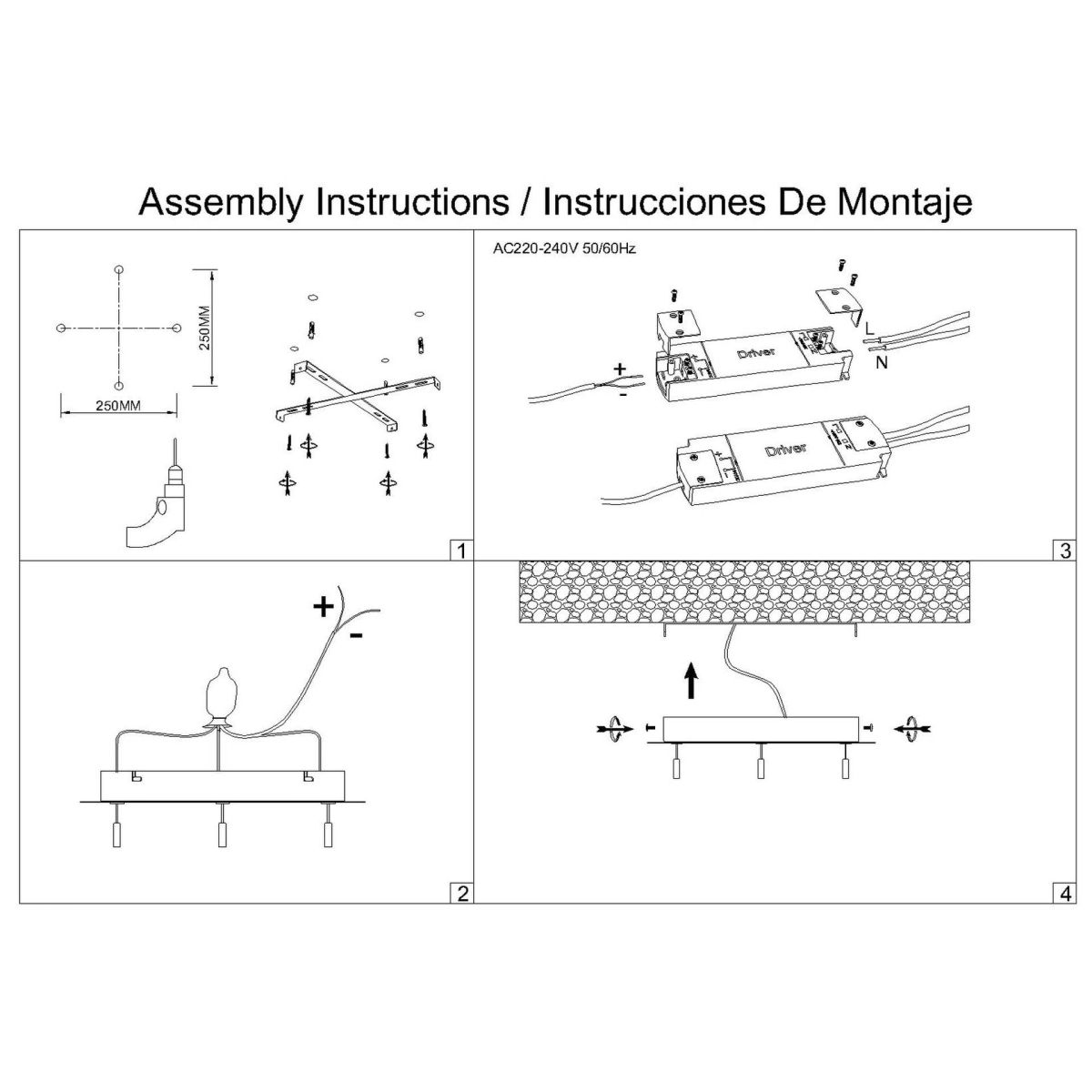 Основание потолочное 5L Mantra Modular Light Florones 9365